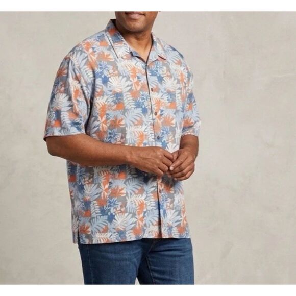 DXL Other - Island Passport Hawaiian Shirt Mens 3XLT Button Front Rayon Resort Vacation New
